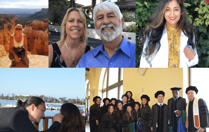 A collage of the Fall Term 2022 SCU Values winners