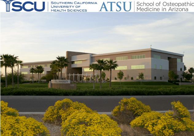A photo of the A.T. Still University-School of Osteopathic Medicine in Arizona.