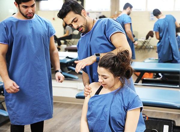 A photo of SCU students in training